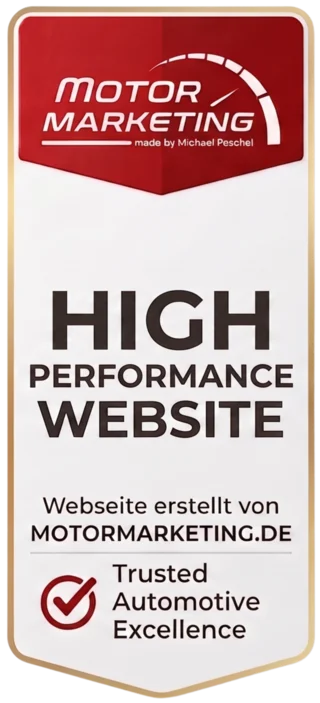 Website für Tuning und KFZ-Werkstatt, erstellt von MotorMarketing